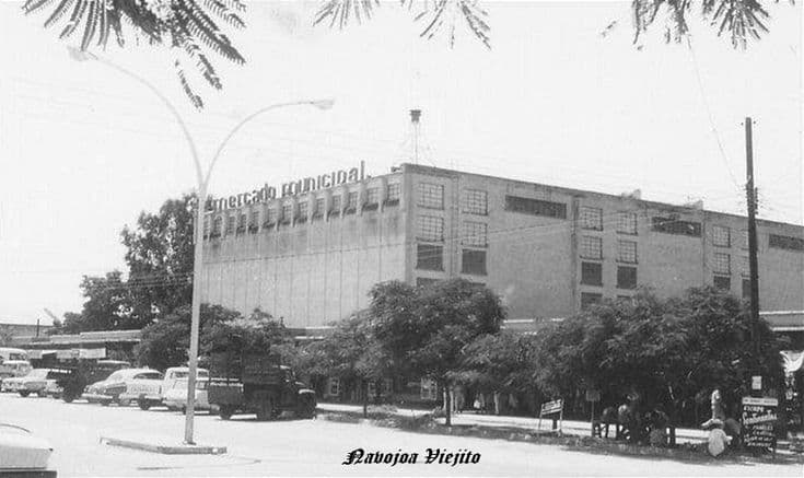 Frente del Mercado Municipal de Navojoa Sonora Mexico